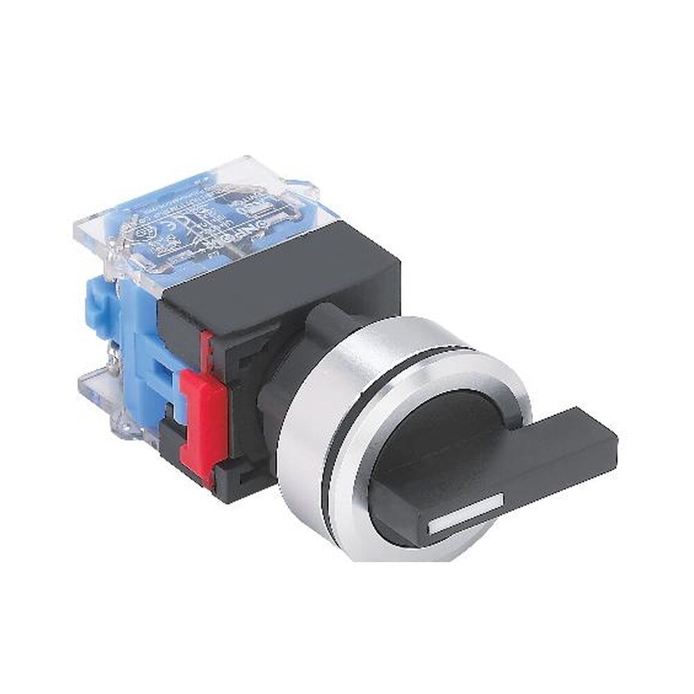 MR-LAS0-K30-XB 30 mm Lever Selector Switch - Ultra-Thin Aluminium Head, 2 or 3 Position
