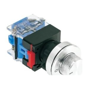 MR-LAS0-K30-XD 30 mm D-Type Selector Switch - Ultra-Thin Aluminium Head, 2 or 3 Position