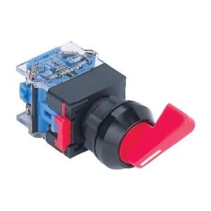 MR-LAS0-KA-XB 22 mm B-Type Lever Selector Switch - Black Aluminium K-Type Head, Coloured Lever