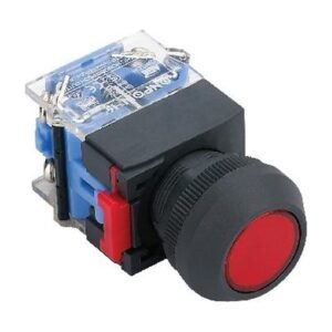 MR-LAS0-KE 22 mm Push Button - Economy Plastic Head