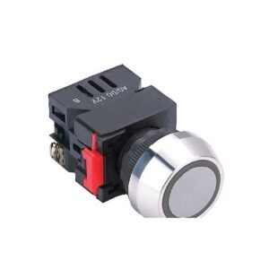 MR-LAS0-L-EA 22 mm Transparent Ring Pilot Lamp - Aluminium Head, LED