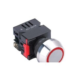 MR-LAS0-L-EB 22 mm Coloured Ring Pilot Lamp - Aluminium Head, LED