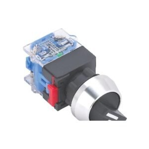 MR-LAS0-L-X 22 mm Selector Switch - Aluminium Bezel, 2 or 3 Position