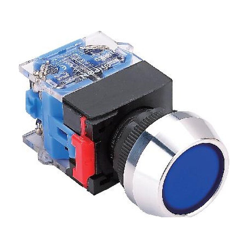 MR-LAS0-L 22 mm Push Button - Aluminium Head, Can Be Illuminated