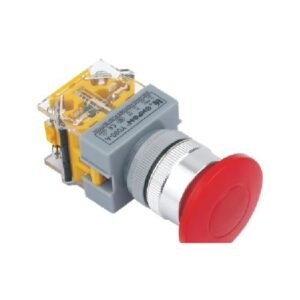 MR-LAS0-Q-M 22 mm Mushroom Head Push Button - Ø40 mm Q, Can Be Illuminated