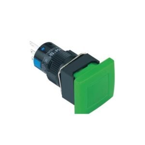 MR-LAS1-ADF 16 mm Big Square Push Button - 23.5 mm Head, Can Be Illuminated