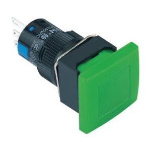 MR-LAS1-ADF 16 mm Big Square Push Button - 23.5 mm Head, Can Be Illuminated