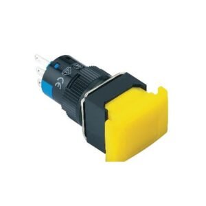MR-LAS1-ADJ 16 mm Big Rectangular Push Button - 23.5 × 17.5 mm Head, Can Be Illuminated