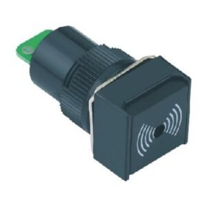 MR-LAS1-AF-B 16 mm Panel Buzzer - Square Head, Continuous Tone