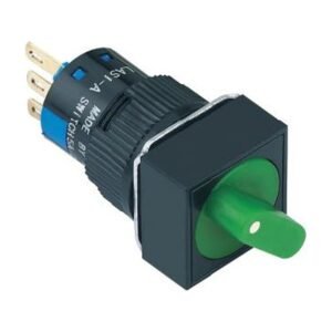 MR-LAS1-AF-X 16 mm Selector Switch - Square Bezel, 2 or 3 Position, Can Be Illuminated