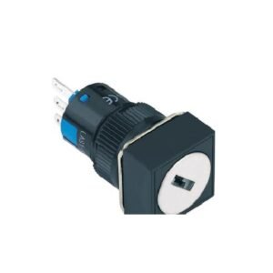 MR-LAS1-AF-Y 16 mm Key-Lock Switch - Square Bezel, 2 or 3 Position