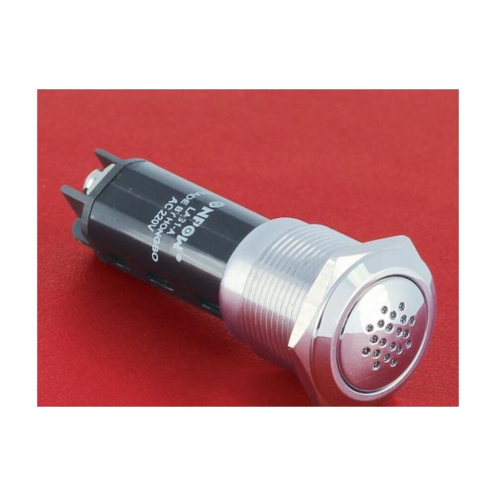 MR-LAS1-AGQ-BZ 19 mm Metal Buzzer, LAS1-AGQ Style - Continuous or Intermittent