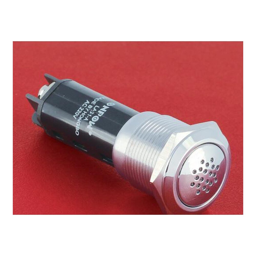 MR-LAS1-AGQ-BZ 19 mm Metal Buzzer, LAS1-AGQ Style - Continuous or Intermittent