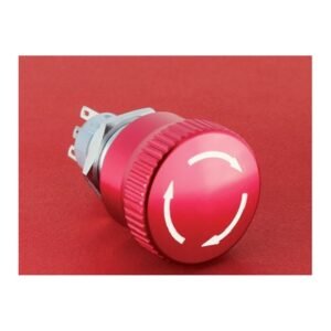 MR-LAS1-AGQ-TS 19 mm Emergency Stop Button - emergency stop, Ø32 mm Head