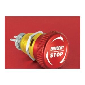 MR-LAS1-AGQ-TSD 19 mm Emergency Stop Button - D-type emergency stop, Ø31.8 mm Head