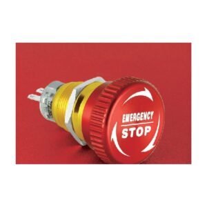 MR-LAS1-AGQ-TSD 19 mm Emergency Stop Button - D-type emergency stop, Ø31.8 mm Head