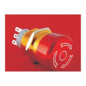 MR-LAS1-AGQ22-TSB 22 mm Emergency Stop Button - type B emergency stop, Ø28 mm Head