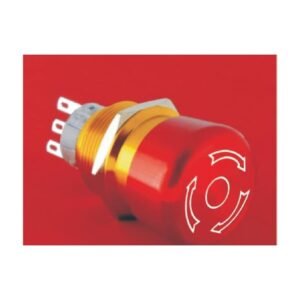 MR-LAS1-AGQ22-TSB 22 mm Emergency Stop Button - type B emergency stop, Ø28 mm Head
