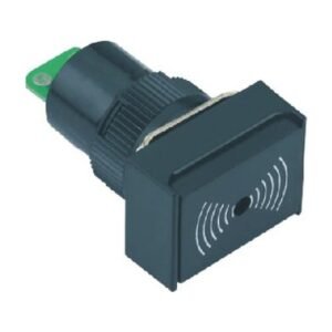 MR-LAS1-AJ-B 16 mm Panel Buzzer - Rectangular Head, Continuous Tone