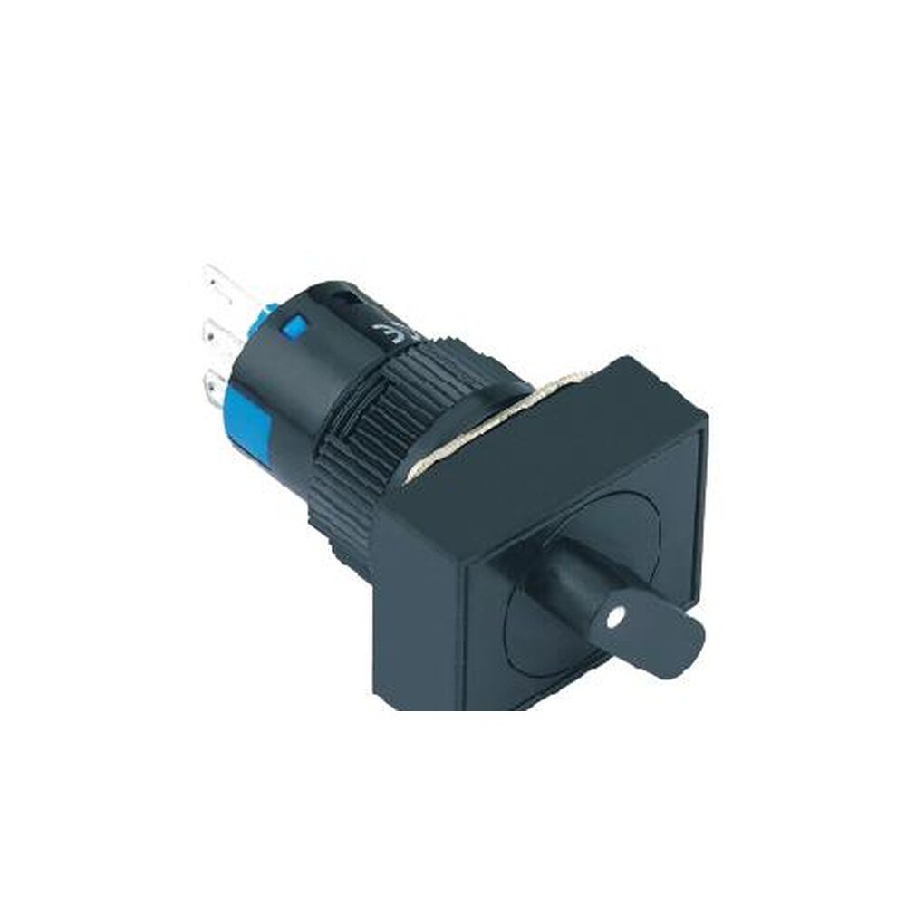 MR-LAS1-AJ-X 16 mm Selector Switch - Rectangular Bezel, 2 or 3 Position, Can Be Illuminated