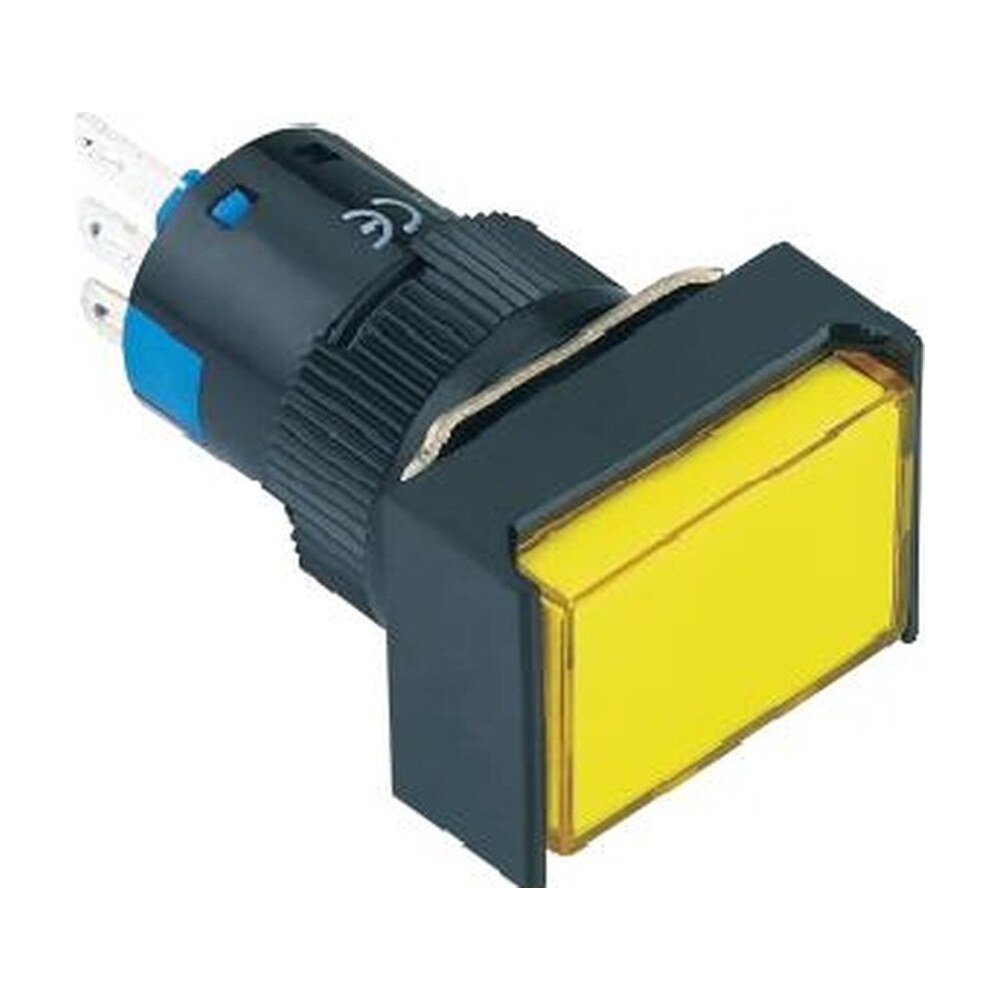 MR-LAS1-AJ 16 mm Push Button - Rectangular Head, Can Be Illuminated