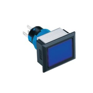 MR-LAS1-APJ 22 mm Push Button - Rectangular Black Frame, Can Be Illuminated