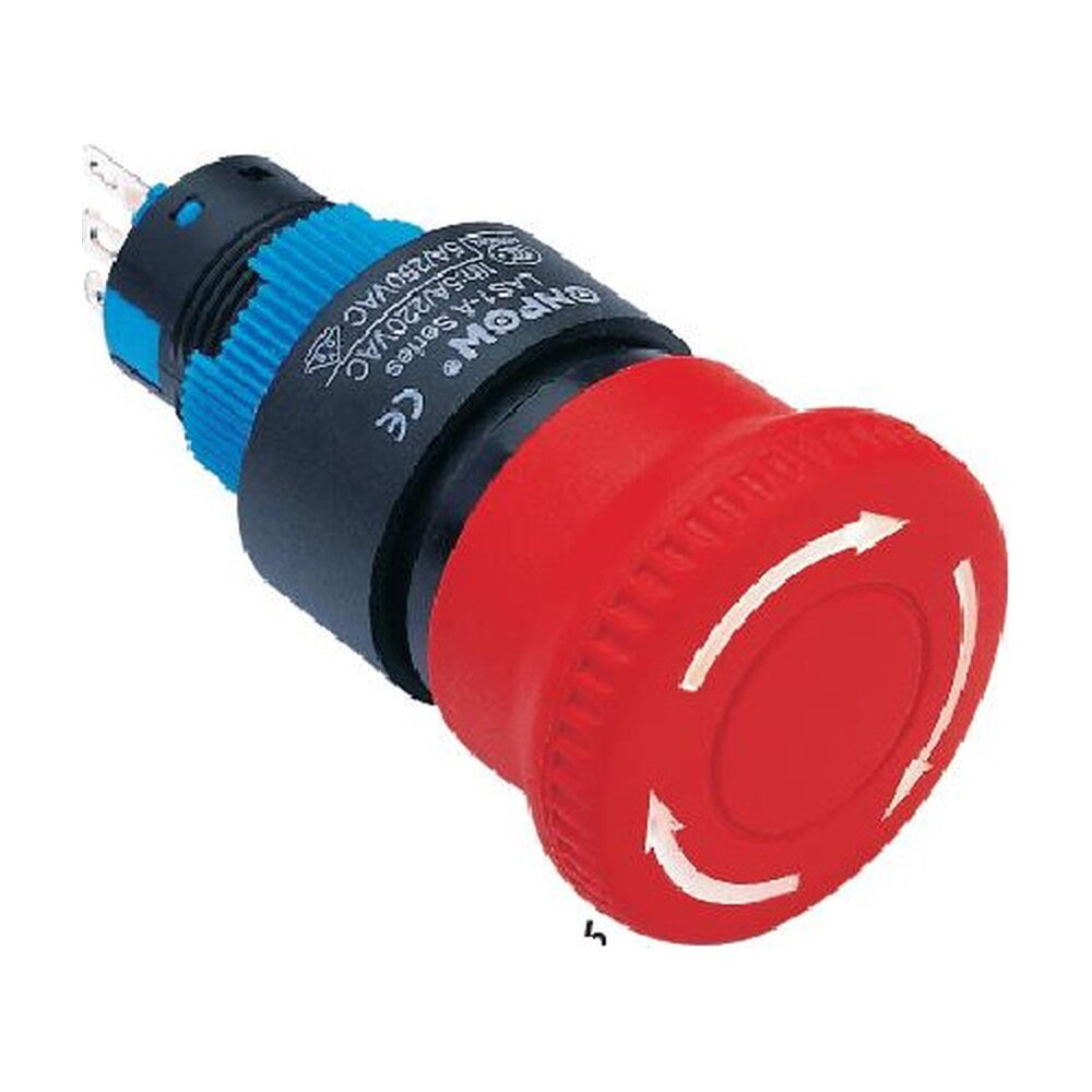 MR-LAS1-APY-TS 22 mm Emergency Stop Switch - Ø32 mm Head