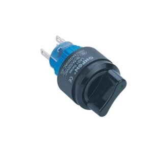 MR-LAS1-APY-XB 22 mm Selector Switch - Round Black Frame, 2 or 3 Position, Can Be Illuminated