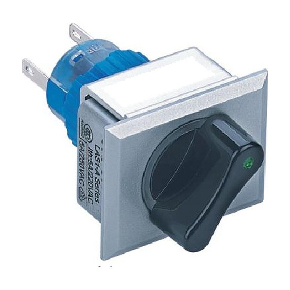 MR-LAS1-AWJ-XB 22 mm Selector Switch - Rectangular Silver Frame, 2 or 3 Position, Can Be Illuminated