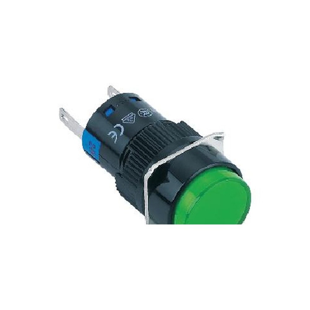 MR-LAS1-AY-D 16 mm Indicator Light - Round Head, LED