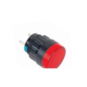 MR-LAS1-AY-DS 16 mm Short-Body Indicator Light - Ø19.6 mm Round Head, LED
