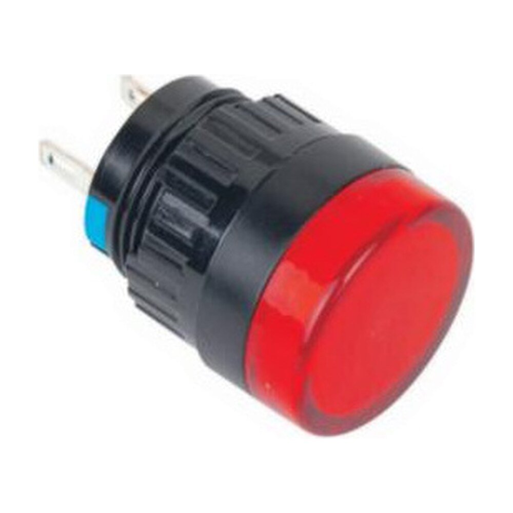 MR-LAS1-AY-DS 16 mm Short-Body Indicator Light - Ø19.6 mm Round Head, LED