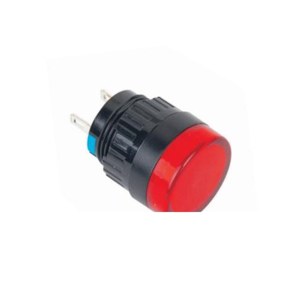 MR-LAS1-AY-DS 16 mm Short-Body Indicator Light - Ø19.6 mm Round Head, LED