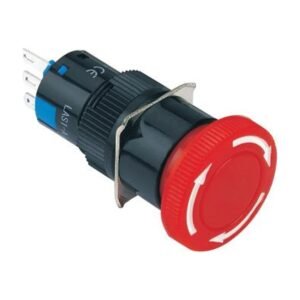 MR-LAS1-AY-TS 16 mm Emergency Stop Switch - Ø23.6 mm Head