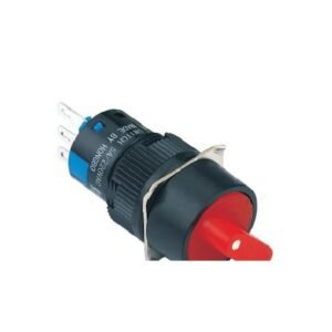 MR-LAS1-AY-X 16 mm Selector Switch - Round Bezel, 2 or 3 Position, Can Be Illuminated