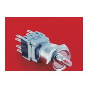 MR-LAS1-BGQ-X 19 mm Selector Switch - 2 or 3 Position, 1 to 3 Changeover Contacts