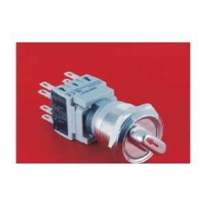 MR-LAS1-BGQ-X 19 mm Selector Switch - 2 or 3 Position, 1 to 3 Changeover Contacts