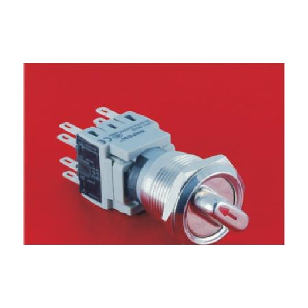 MR-LAS1-BGQ-X 19 mm Selector Switch - 2 or 3 Position, 1 to 3 Changeover Contacts