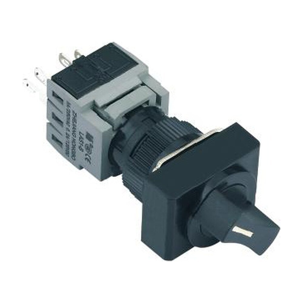 MR-LAS1-BJ-X 16 mm Selector Switch - Rectangular Bezel, 2 or 3 Position