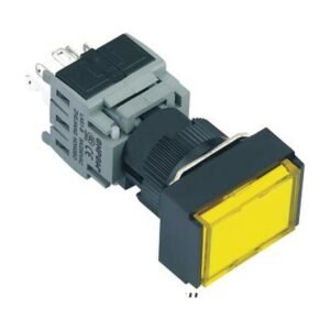 MR-LAS1-BJ 16 mm Push Button - Rectangular Head, Can Be Illuminated