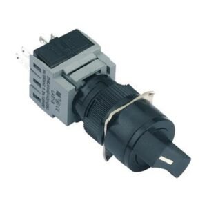MR-LAS1-BY-X 16 mm Selector Switch - Round Bezel, 2 or 3 Position