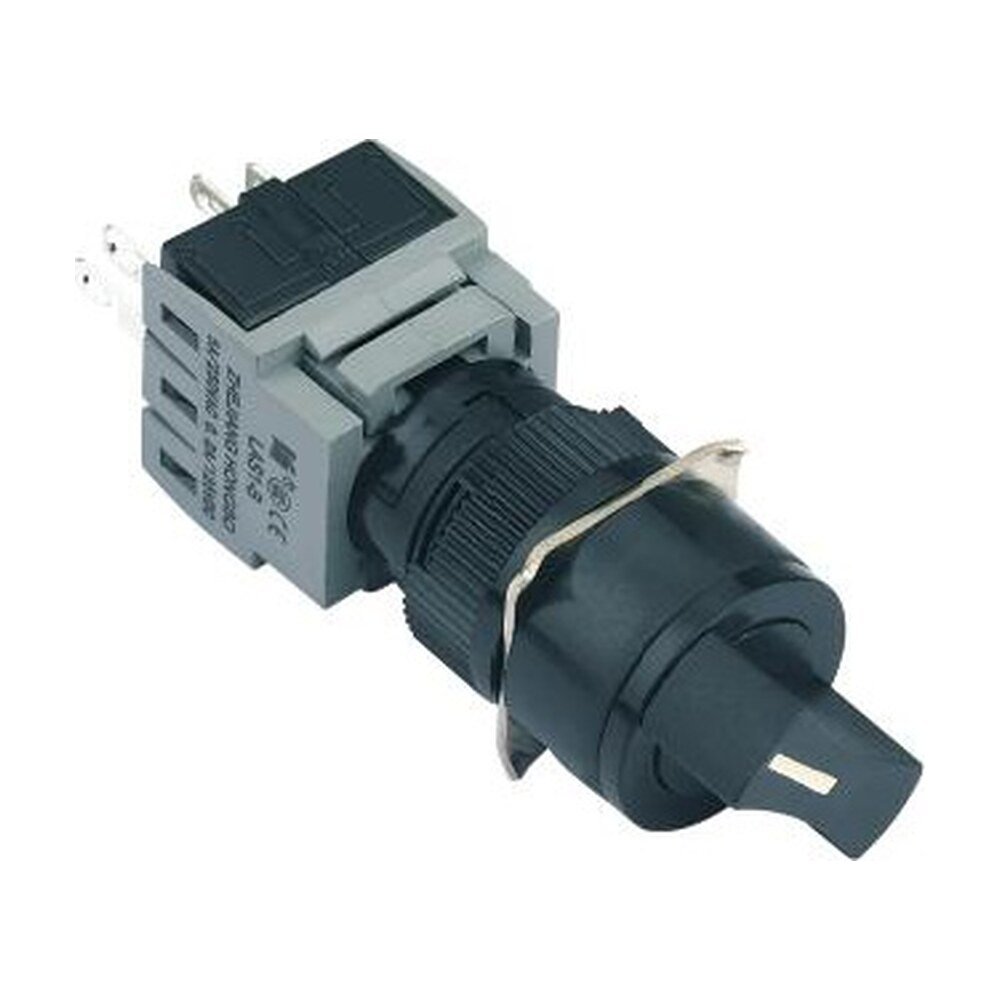 MR-LAS1-BY-X 16 mm Selector Switch - Round Bezel, 2 or 3 Position