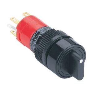 MR-LAS1Y-11X 16 mm Selector Switch - Round Bezel, 2 Position Maintained, Can Be Illuminated