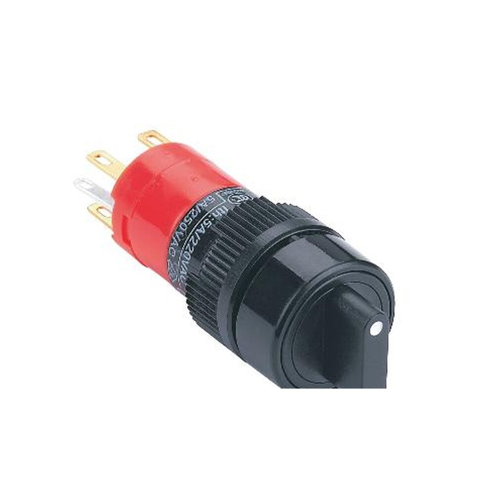 MR-LAS1Y-11X 16 mm Selector Switch - Round Bezel, 2 Position Maintained, Can Be Illuminated