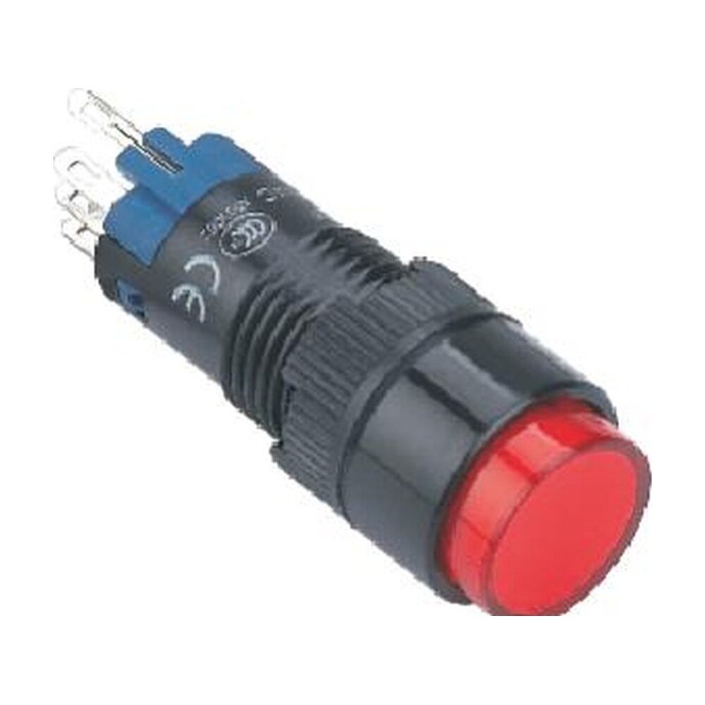 MR-LAS2Y 12 mm Push Button - Round Head, 1NO1NC or 2NO2NC, Illuminated