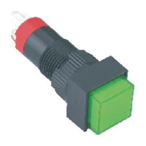 MR-LAS3F-11 10 mm Push Button - Square Head, 1NO1NC, Illuminated