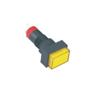 MR-LAS3J-11 10 mm Push Button - Rectangular Head, 1NO1NC, Illuminated