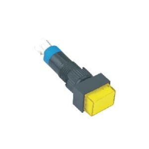 MR-LAS4J-11 8 mm Push Button - Rectangular Head, 1NO1NC, Illuminated