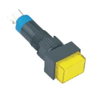 MR-LAS4J-11 8 mm Push Button - Rectangular Head, 1NO1NC, Illuminated