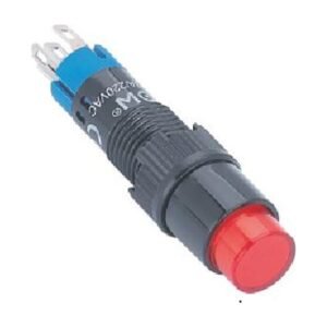 MR-LAS4Y-11 8 mm Push Button - Round Head, 1NO1NC, Illuminated
